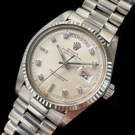 rolex 1803 with diamonds|Rolex day date ref 1803.